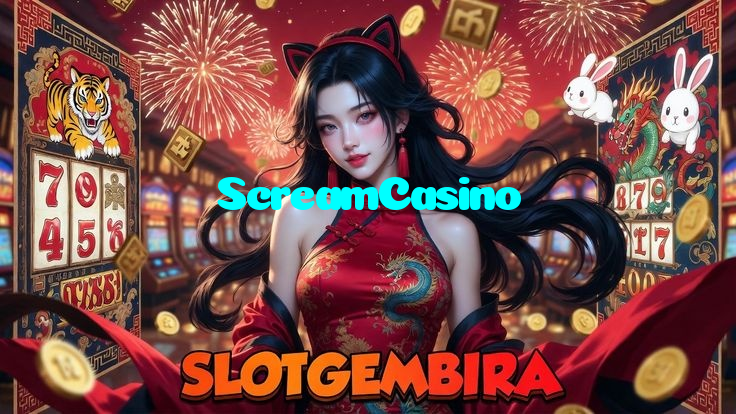 ScreamCasino casino presented on mobile device in Pakistan with slots and live games